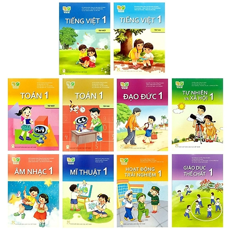 Bộ Sách Giáo Khoa Lớp 1 - Sách Bài Học - Bộ Sách Kết Nối Tri Thức Với Cuộc Sống (Bộ 10 Cuốn)