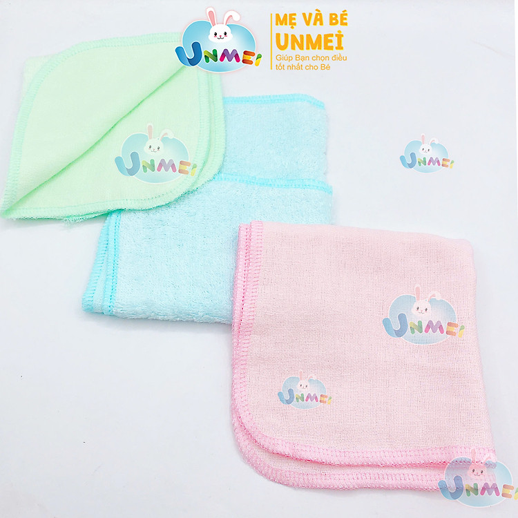 Hộp 8 Khăn Sữa UNMEI Dùng Cho Bé Chính hãng Giá tốt - Hình ảnh 3