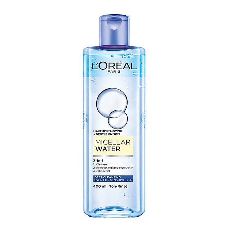 Nước tẩy trang Loreal Loreal Micellar Water 3-in-1 Deep Cleansing Even For Sensitive Skin