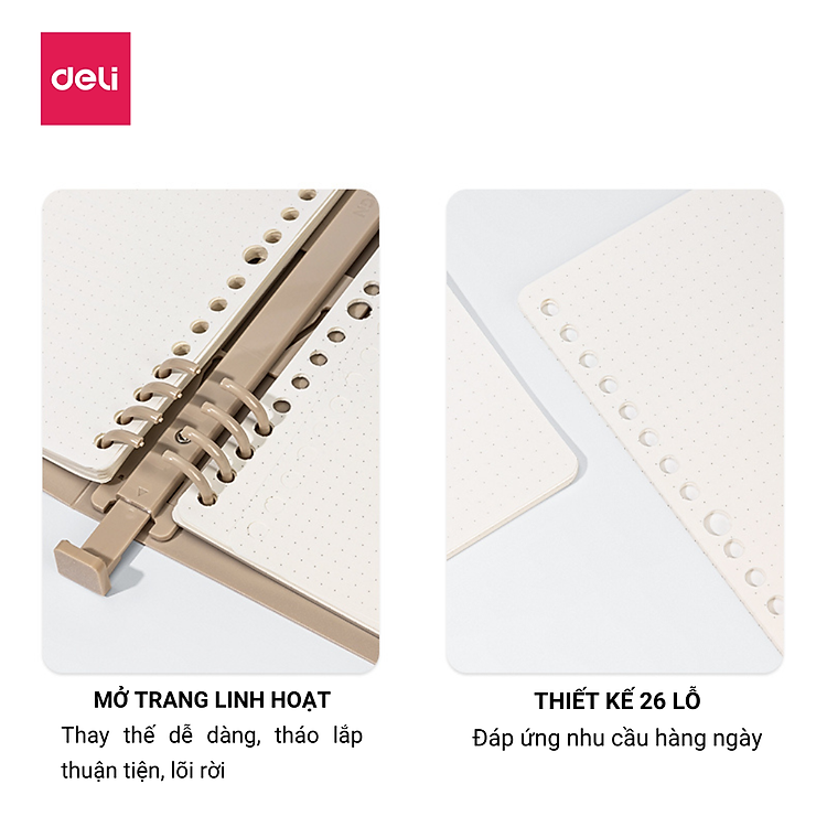 Sổ Còng A5 Bìa Nhựa Cứng (120 - 200 trang) - Ảnh 4