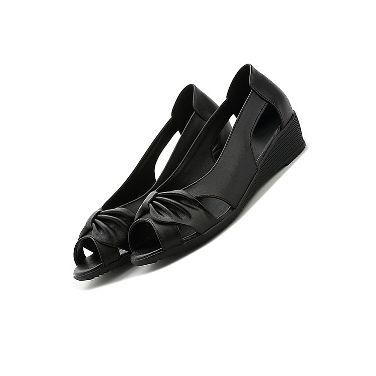 Giày Búp Bê Hở Mũi cao 4cm
