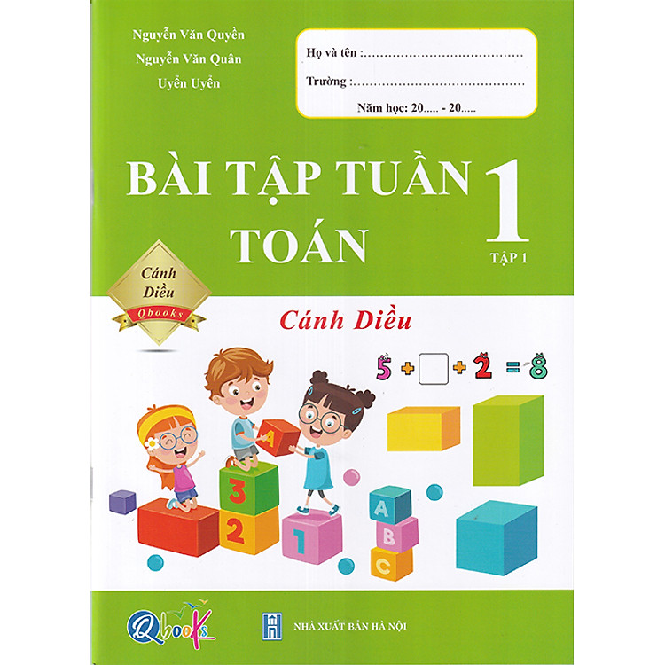 Sách - Bài tập tuần Toán 1 tập 1 (Cánh diều)