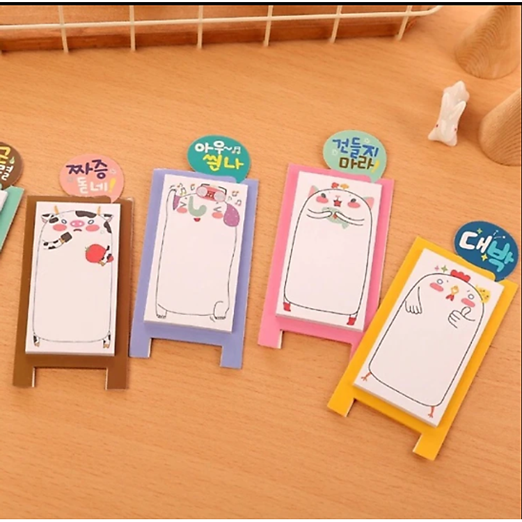Giấy Note Để Bàn Hình Thú