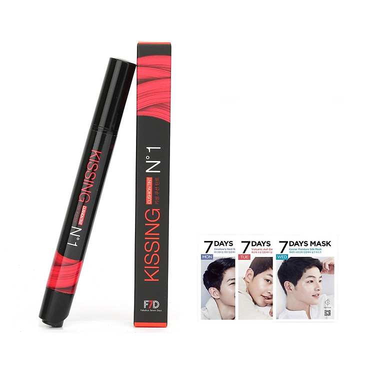 Son lì KISSING Cushion Tint ( Tặng 3 Miếng Mặt Nạ 7days Ngẫu Nhiên)