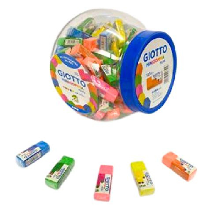 Tẩy Chì Nhiều Màu GIOTTO Minigomma Fluo F232700