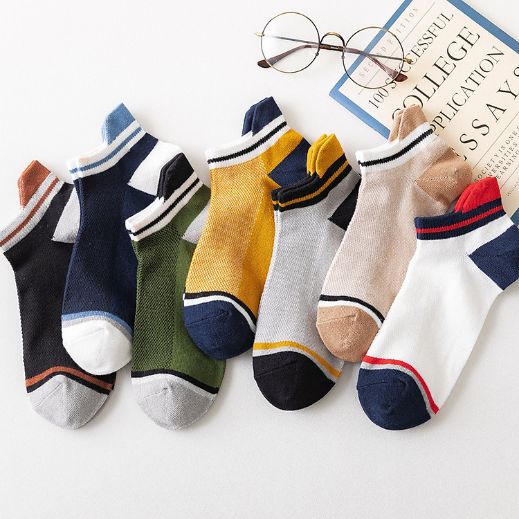 Set 7 đôi tất nam cổ ngắn vớ nam cổ ngắn Speed hàng cao cấp khử mùi kháng khuẩn chống hôi chân H&T_18