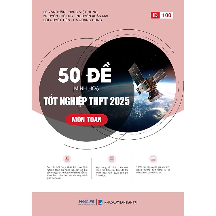 50 Đề Minh Họa Tốt Nghiệp THPT 2025 - Môn Toán - Ảnh 2