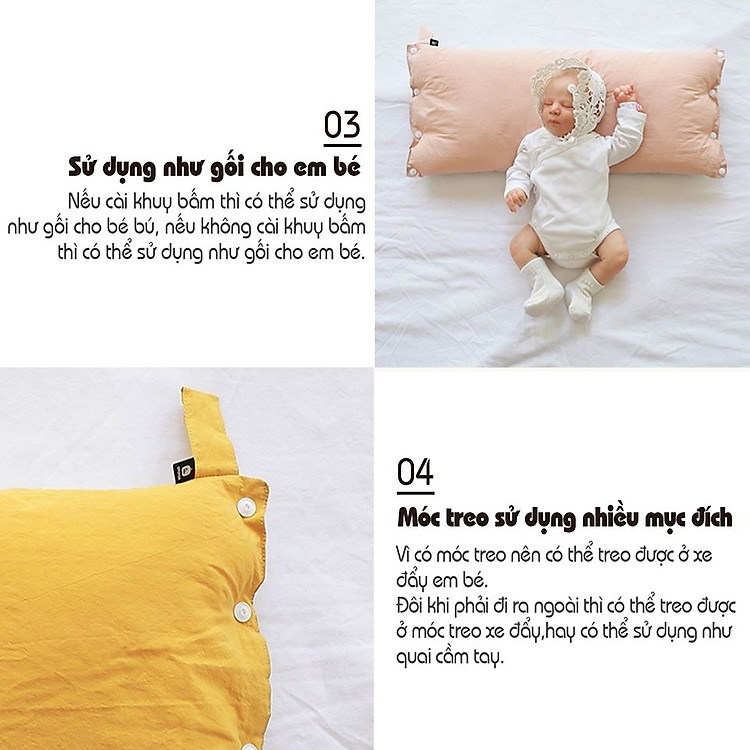 Gối bú kê tay Rototo Bebe - Xanh Chính hãng Tiết kiệm - Hình ảnh 4