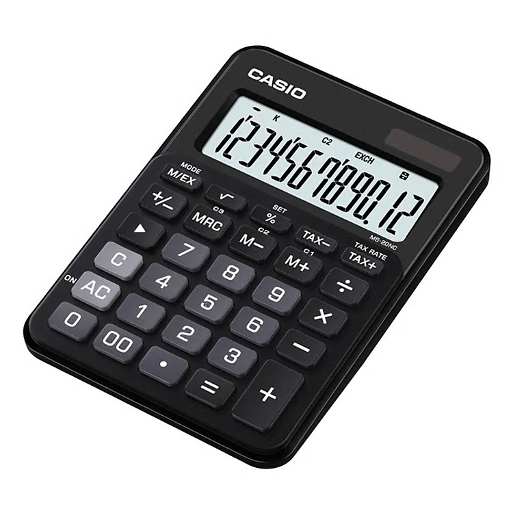 Máy Tính Để Bàn Casio MS-20UC-BK – Đen