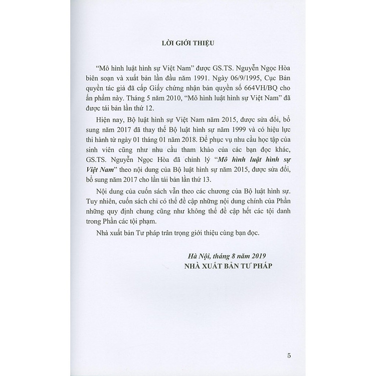 Mô hình Luật hình sự Việt Nam - Ảnh 3