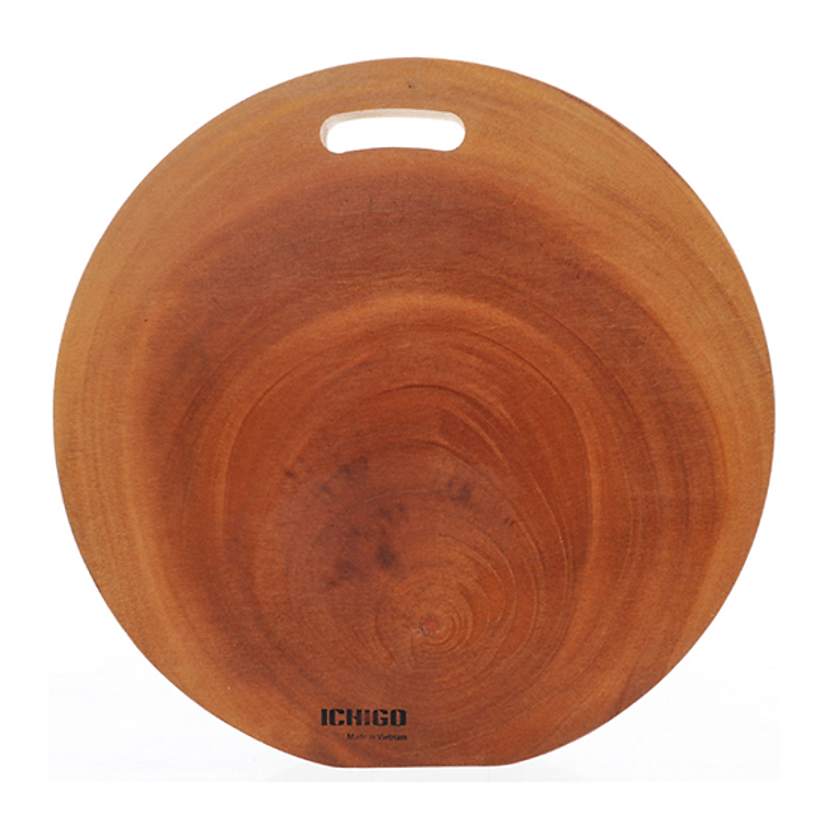 Thớt gỗ vát tròn Ichigo IG-7097 (32 x 2,6 cm)