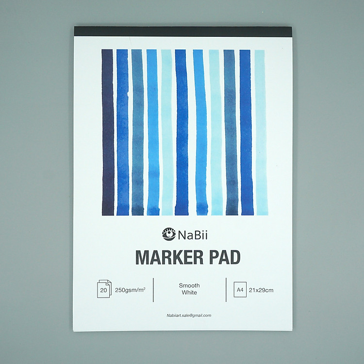 Sổ vẽ chuyên dụng NaBii Marker Pad 250gsm 20 tờ