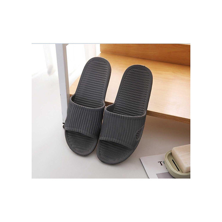 Dép Nhựa Dẻo nguyên khối siêu êm Chống Trơn Đi Trong Nhà