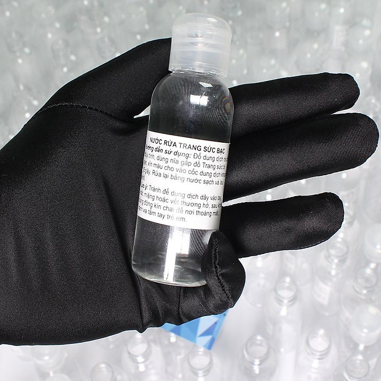 Nước rửa bạc, nước rửa trang sức vàng bạc thể tích 50ml