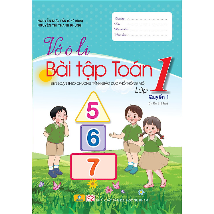 Vở Ô Li Bài Tập Toán Lớp 1 - Quyển 1