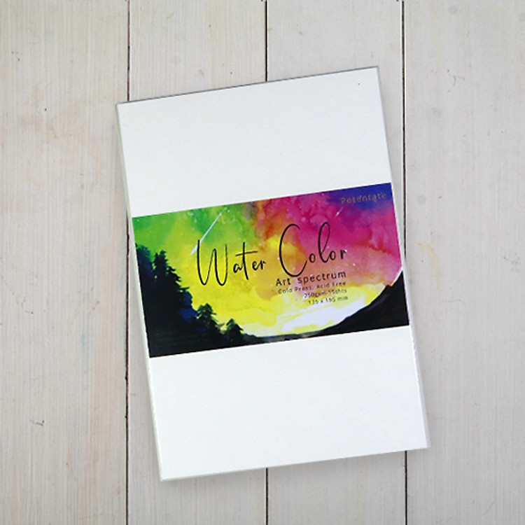 Giấy Vẽ Màu Nước A5 (15 tờ, 300gsm)