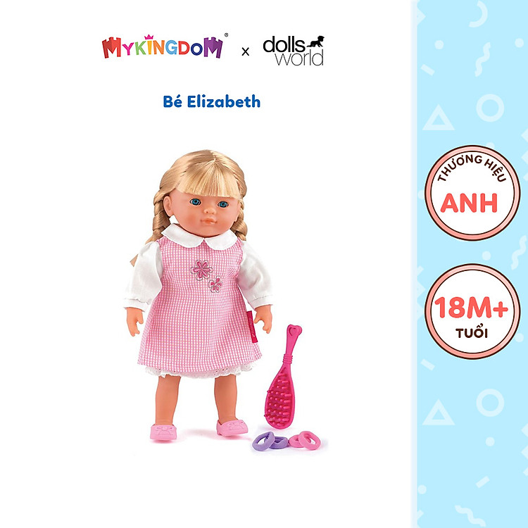 Tìm mua tại Avakids: Đồ Chơi DOLLSWORLD Bé Elizabeth DW60370 - Ngập tràn khuyến mãi
