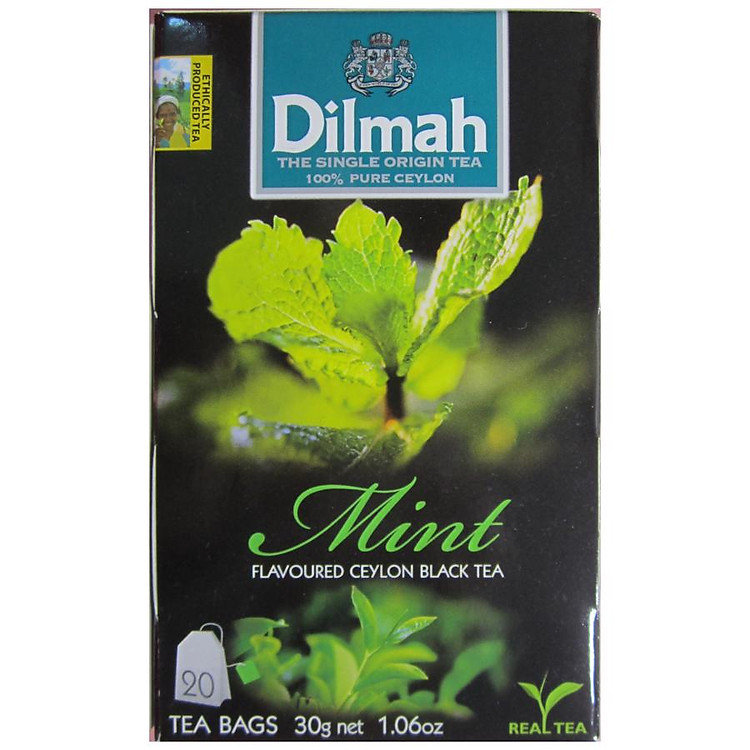 Trà Dilmah hương Bạc Hà (Mint) hộp 20 gói x 1,5 g