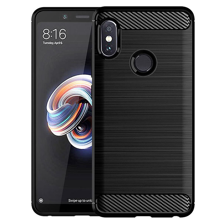 Ốp Lưng Chống Sốc Vân Cabon Cho Điện Thoại Xiaomi Redmi Note 5 Pro