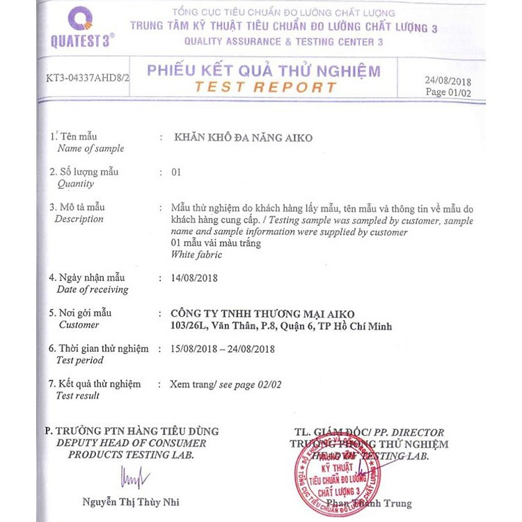 Bịch Khăn Vải Khô Đa Năng AIKO Chính hãng Ưu đãi - Hình ảnh 5