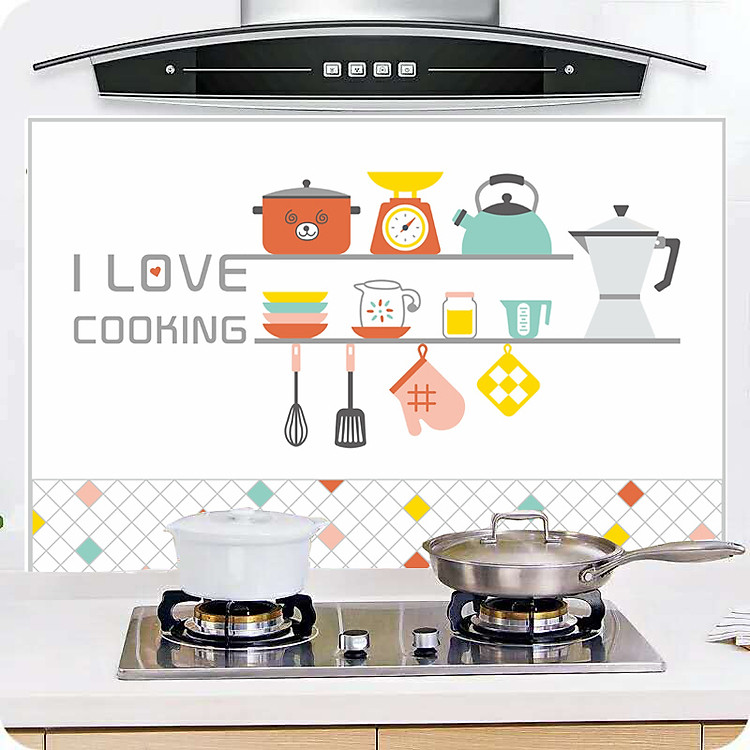 GIẤY DÁN TƯỜNG TRANG TRÍ NHÀ BẾP CHỐNG NƯỚC VÀ DẦU MỠ 90CM X 60CM GD19TK02