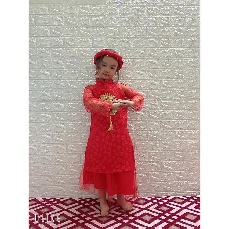 Áo dài cách tân bé gái 8-21kg