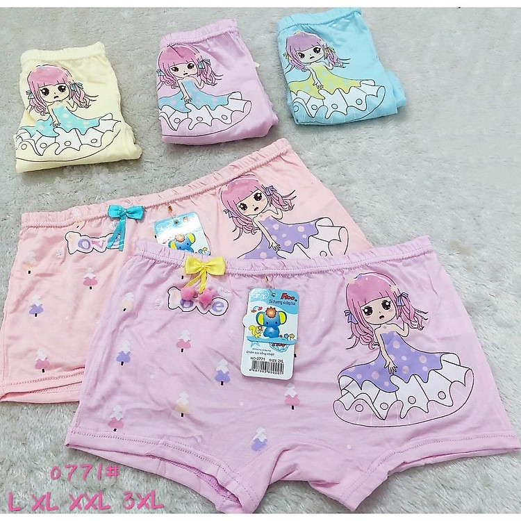 Combo 10 quần đùi lót trẻ em cao cấp