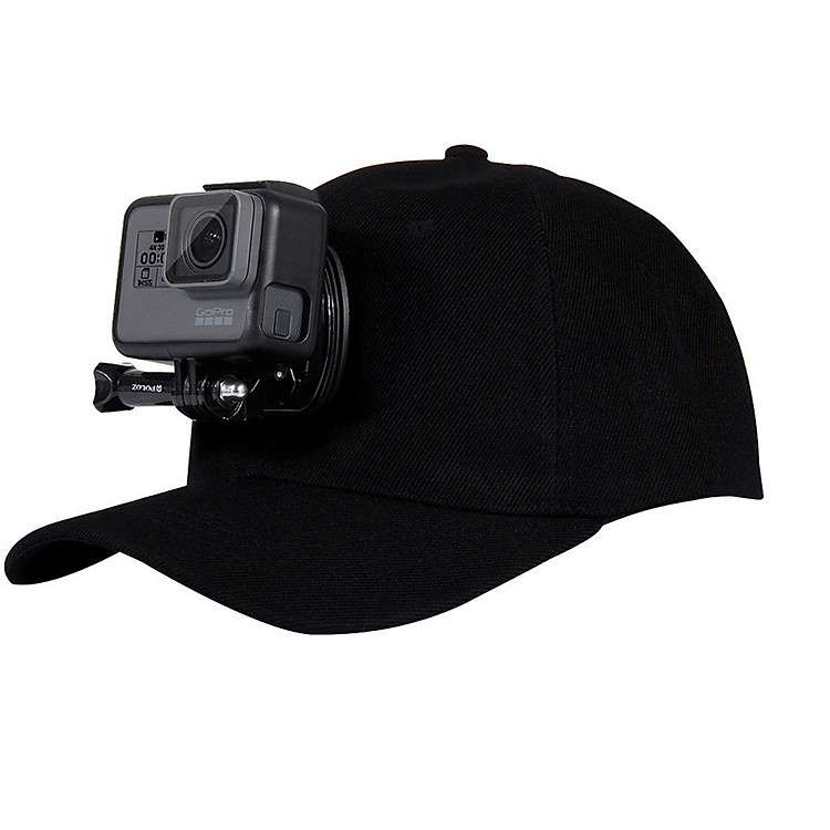 Mũ lưỡi trai gắn GoPro và Action Cam Puluz - Hàng chính hãng