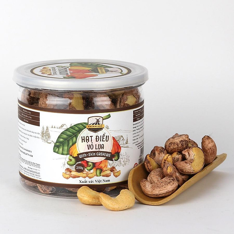 Hạt Điều Vỏ Lụa rang muối Việt Nam