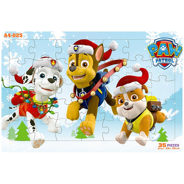 Tìm mua tại Avakids: Combo 4 bộ tranh xếp hình A4 cho bé - Ngập tràn khuyến mãi