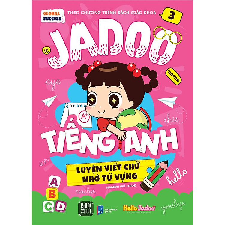 Sách - Jadoo Luyện Viết Chữ, Nhớ Từ Vựng Tiếng Anh (Tập 1-5)