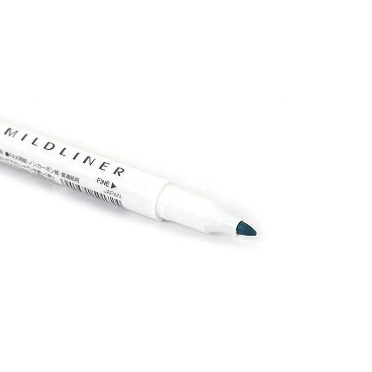 Viết Lông Dầu Dạ Quang Zebra Mildliner-MSB (Mild Smoked Blue) - Ảnh 5