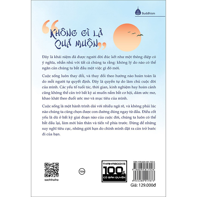 Không Gì Là Quá Muộn - Ảnh 2