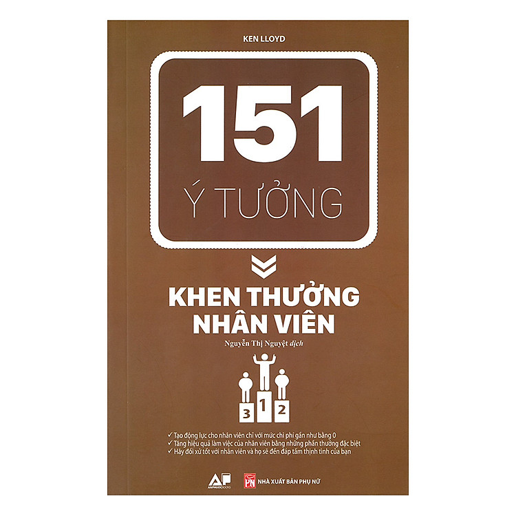 Sách 151 Ý Tưởng - Khen Thưởng Nhân Viên