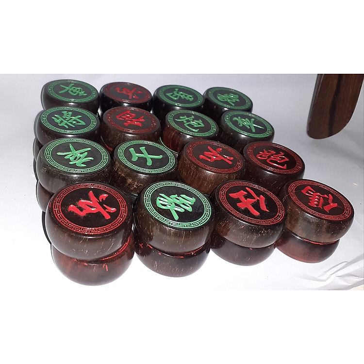 Bộ cờ tướng gỗ trắc khắc lazer Chính hãng Tiết kiệm - Hình ảnh 4