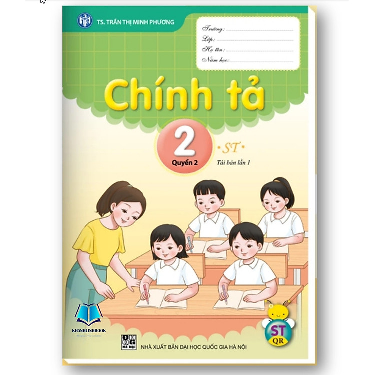 Bộ vở Chính tả Lớp 2 – Quyển 2