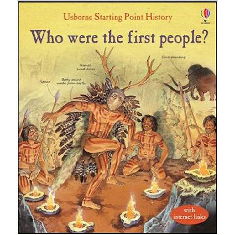 Sách Usborne Who Were The First People?