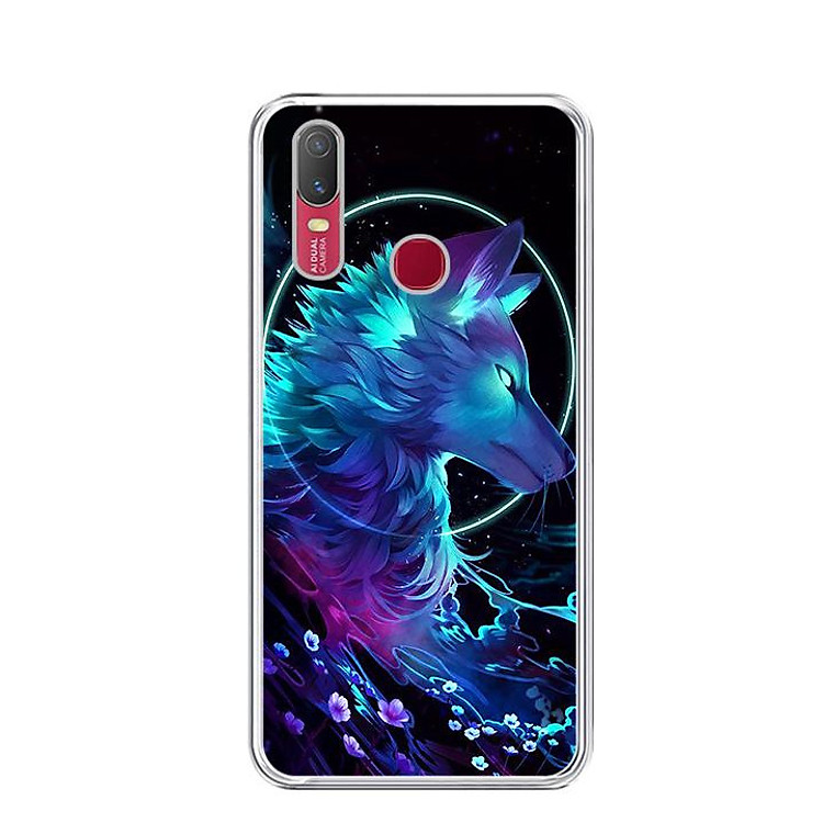 Ốp lưng điện thoại Vivo Y11 - Silicon dẻo - 0485 Wolf - Hàng Chính Hãng