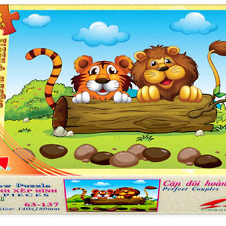 Tranh xếp hình Tia Sáng Cặp đôi hoàn hảo ( 63 mảnh)