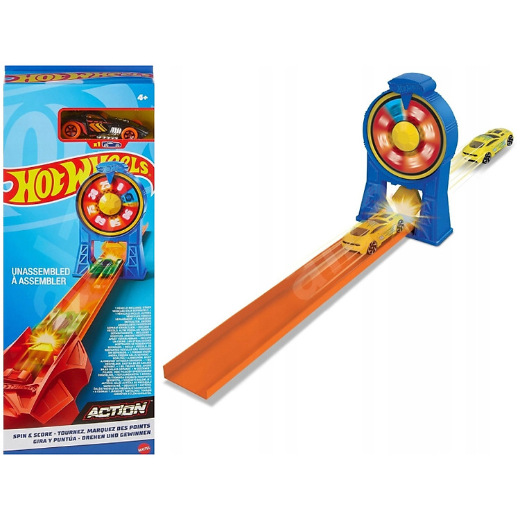 Đồ Chơi HOT WHEELS Bệ Phóng Vòng Xoay Chính hãng Ưu đãi - Hình ảnh 4
