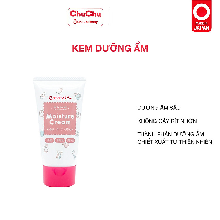 Kem Dưỡng Ẩm Toàn Thân Chuchu Baby 50g Chính hãng Giá rẻ - Hình ảnh 2