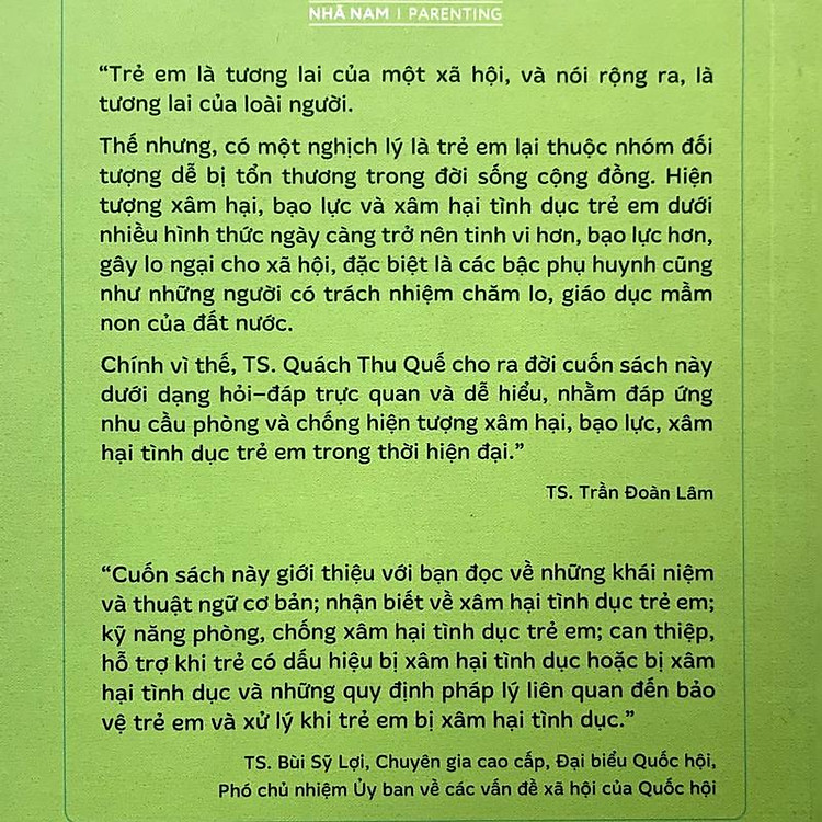 99 Câu Hỏi Bảo Vệ Con Yêu: Cẩm Nang Phòng Chống Xâm Hại Tình Dục Trẻ Em - Ảnh 5