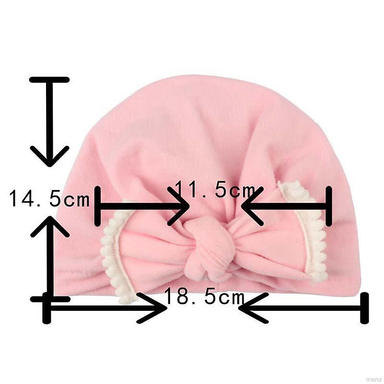 2 Nón Turban Nơ/ Xoắn Ốc Cho Bé - Màu Ngẫu Nhiên