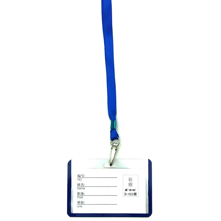 Bảng Tên Dây Lụa B8-021 (Mẫu 2 – Xanh Dương)