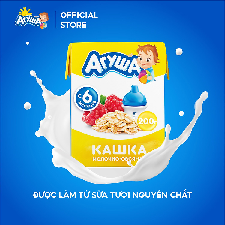 Tìm mua tại Avakids:Sữa ăn dặm tăng cân Agusha 200ml, tràn ngập Khuyến mãi, Ưu đãi