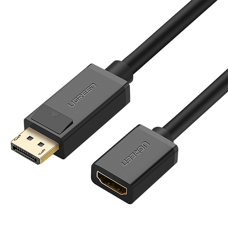 Cáp nối HDMI sang Displayport Ugreen 20404 (15cm) - Hàng chính hãng