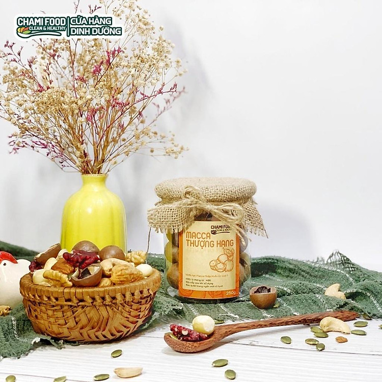 Tham Khảo tại ConCung: Hạt macca Úc ChamiFood 500G Nhập Khẩu , nhận ngay nhiều Ưu đãi