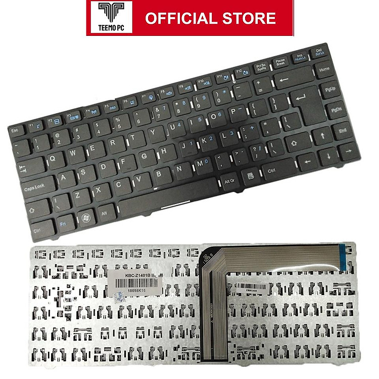 Bàn Phím Tương Thích Cho Laptop Acer One 14 1402 | Laptop Acer 14-1402 - Hàng Nhập Khẩu New Seal TEEMO PC KEY1038