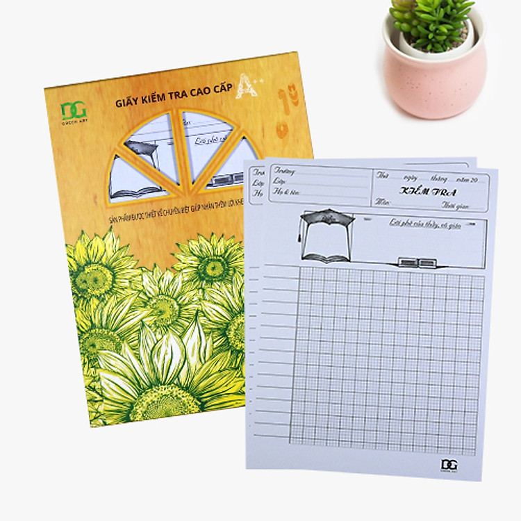 Giấy Kiểm Tra Kẻ 4 Ô Ly GKT03 (15 tờ)