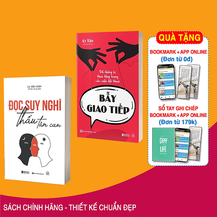 Combo 2 Cuốn Sách Để Không Bị Thao Túng Trong Các Cuộc Hội Thoại: Bẫy Giao Tiếp Và Đọc Suy Nghĩ Thấu Tâm Can